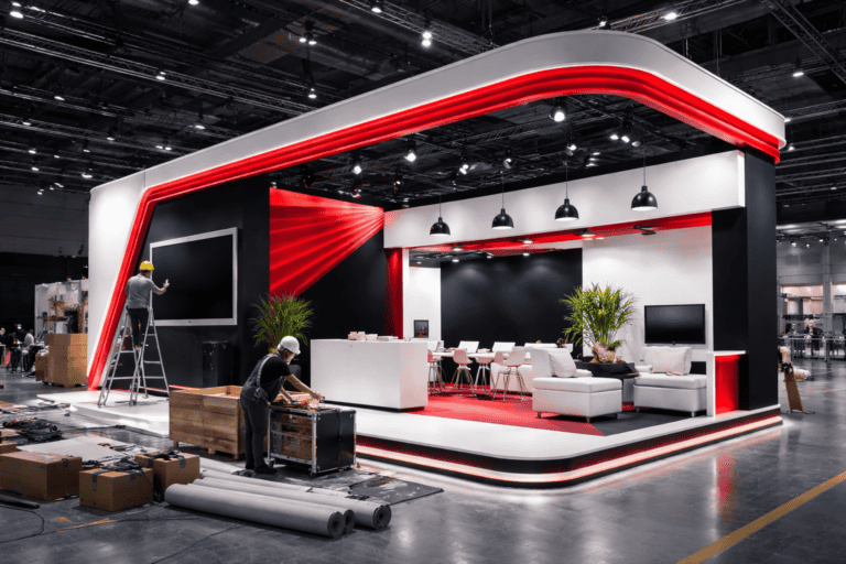 Изготовление выставочного стенда под ключ на выставочной площадке